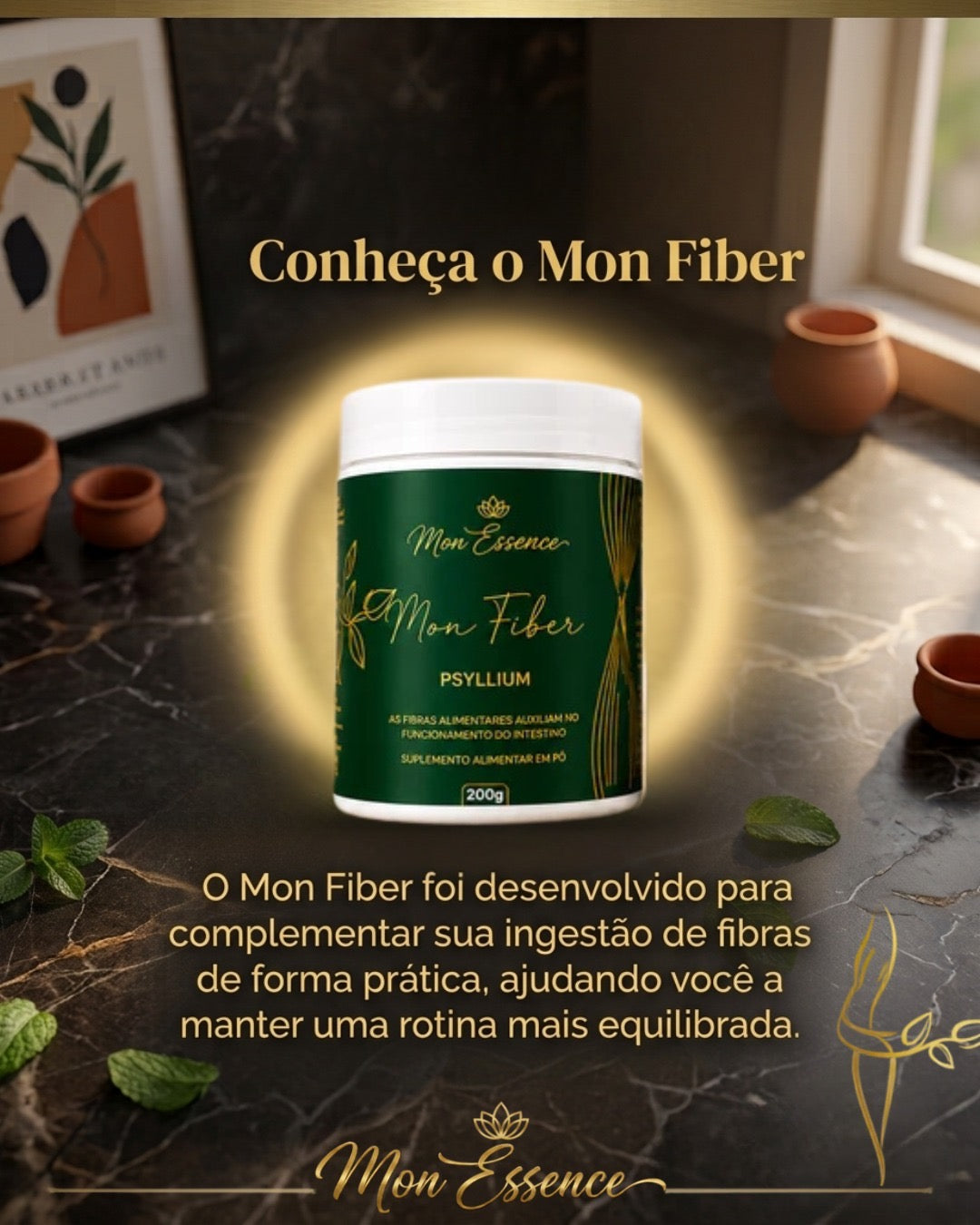 Mon Fiber: Intestino Regulado e Mais Saciedade 200g