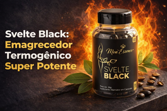Svelte Black: Emagrecedor Termogênico Super Potente