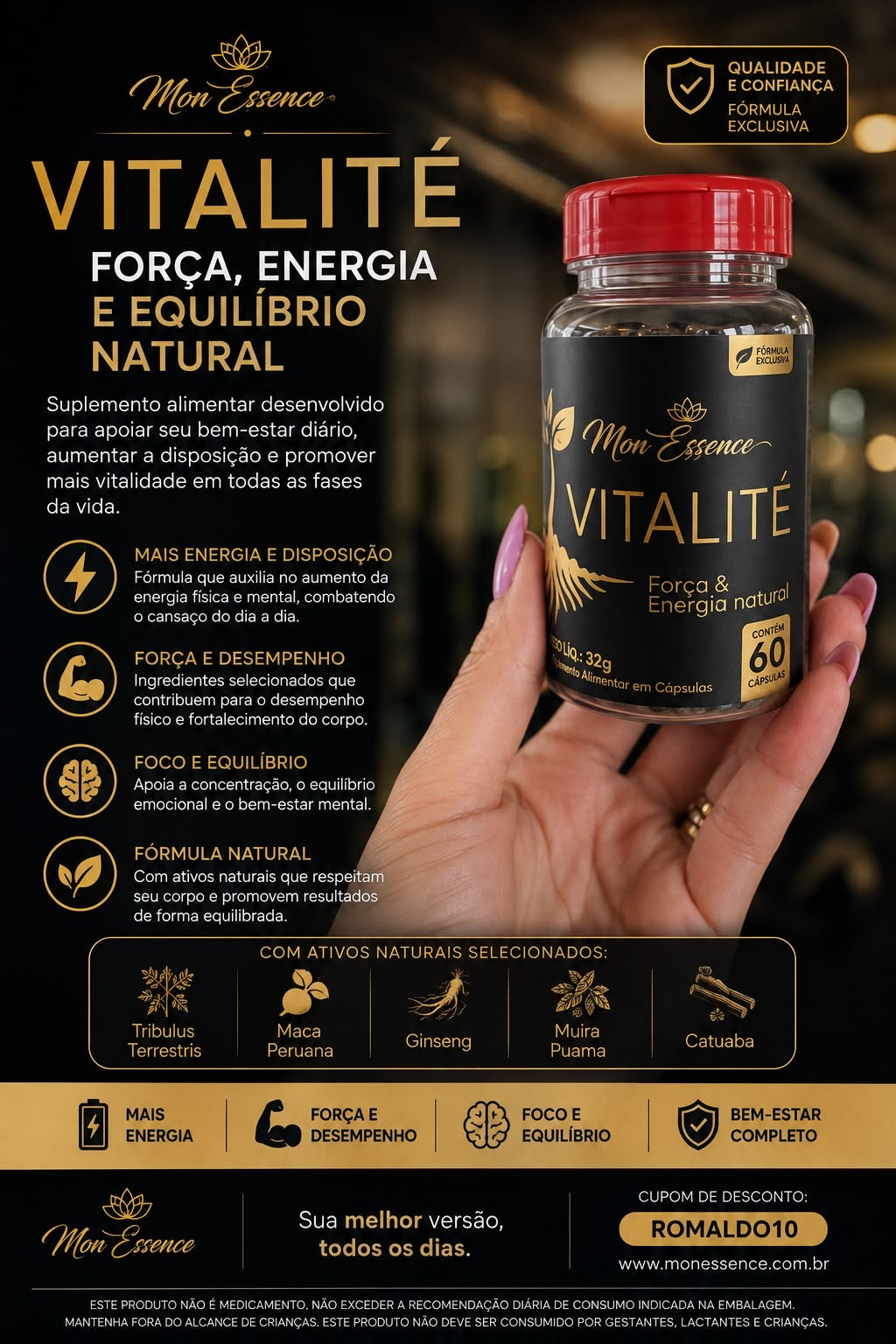 Vitalite Força & Energia Natural