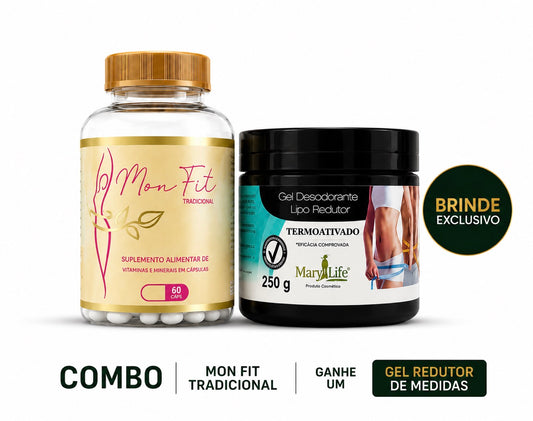 Combo Mon Fit Tradicional Ganhe um Gel Redutor de Medidas