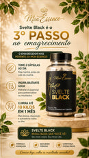 EMAGRECEDOR SVELTE BLACK SUPER POTENTE 60 CAPSULAS