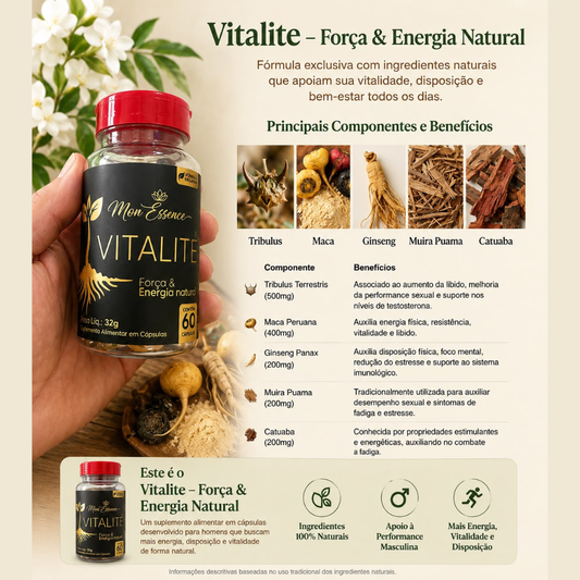 Vitalite Força & Energia Natural
