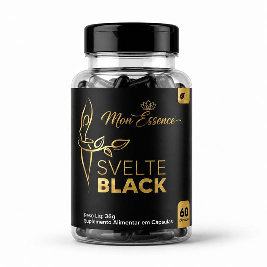 EMAGRECEDOR SVELTE BLACK SUPER POTENTE 60 CAPSULAS