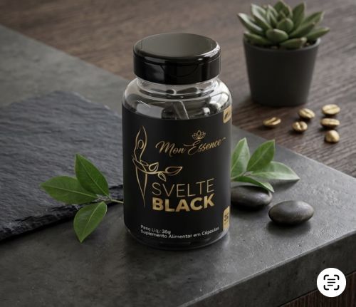 EMAGRECEDOR SVELTE BLACK SUPER POTENTE 60 CAPSULAS